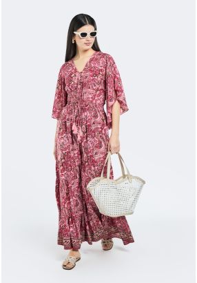 Paisley Print Palazzo Trousers