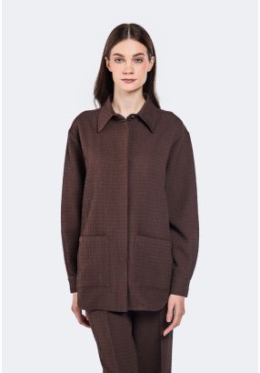 Solid Textured Shirt