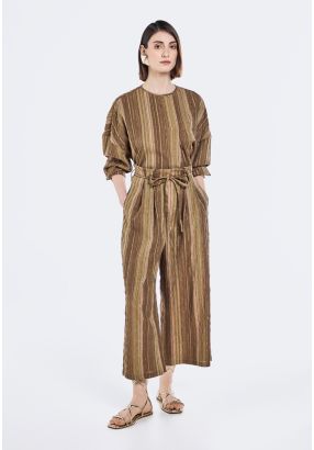 Striped Lurex Trousers