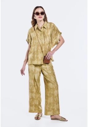 Floral Embroidered Trousers