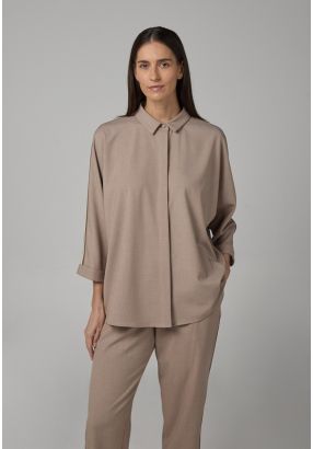 Long Kimono Sleeves Shirt