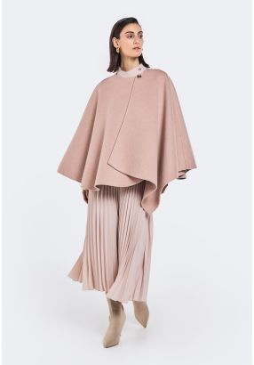 Pleated Flared Skirt