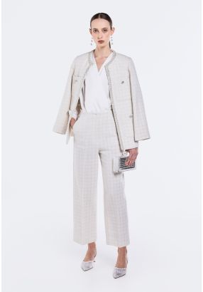 Tweed Lurex Trousers