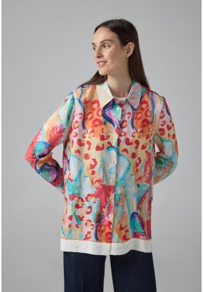 Long Sleeve Printed Shirt