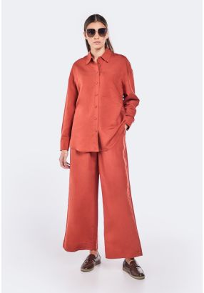 Wide Leg Linen Trousers