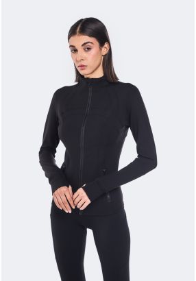 Zip Up Bodycon Track Jacket