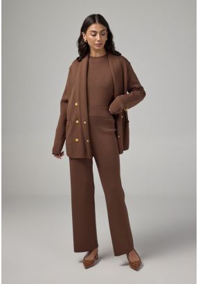 Knitted Elasticated Waist Trousers