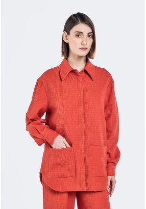 Solid Textured Shirt