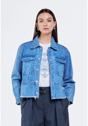 Flap Pockets Denim Jacket