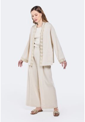 Wide Leg Linen Trousers