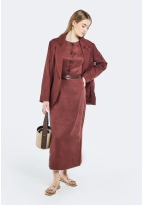 A-Line Linen Skirt