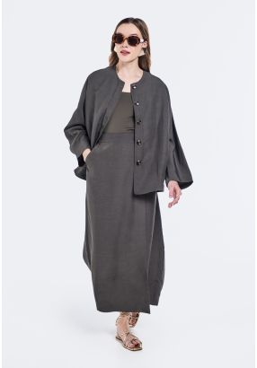 Solid Wrap Palazzo Trousers