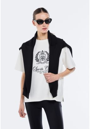 Embossed Rubber Print T-Shirt