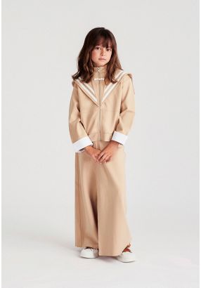 Asymmetric Half-Shorts Trousers