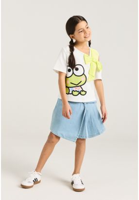 Denim Overlay Skort