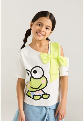 Keroppi Printed Ribbon T Shirt