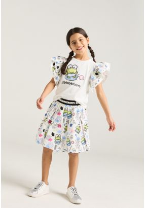 Keroppi Printed Skirt