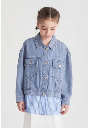 Jacket Jeans with Shirt Details