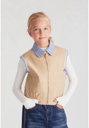 Essential Sleeveless Jacket