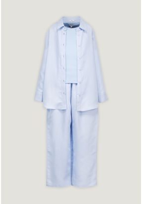 Linen Shirt & Trousers Set (2PCS)