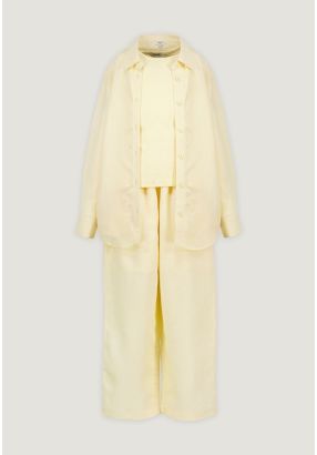 Linen Shirt & Trousers Set (2PCS)