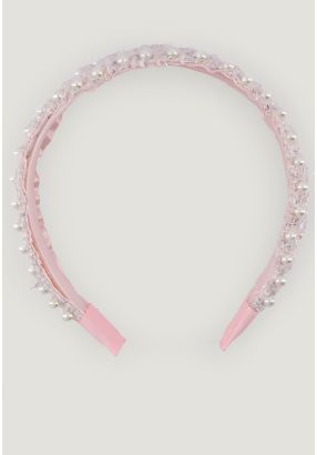 Pearl Tweed Sparkle Headband