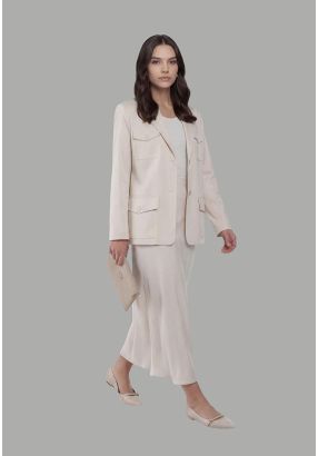 Basic Long Pencil Skirt 