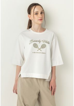 Striped Sides T Shirt