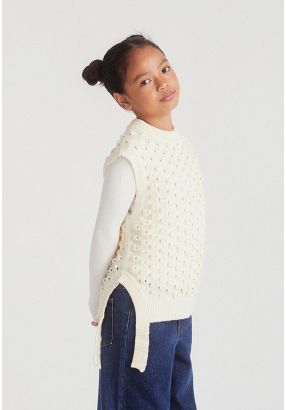 Cut-Out Knitted Vest