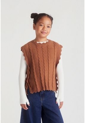 Open Side Knitted Vest