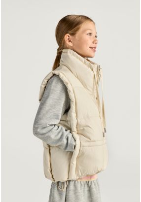 Solid Puff Vest