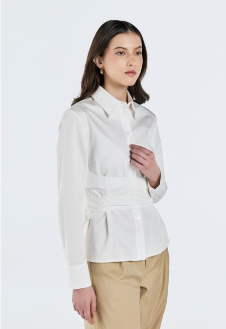 Solid Wrap Shirt