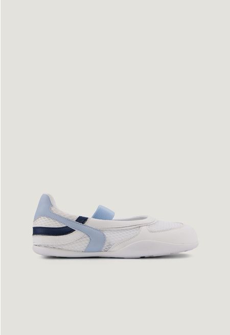 Sporty Contrast Ballerina Flats