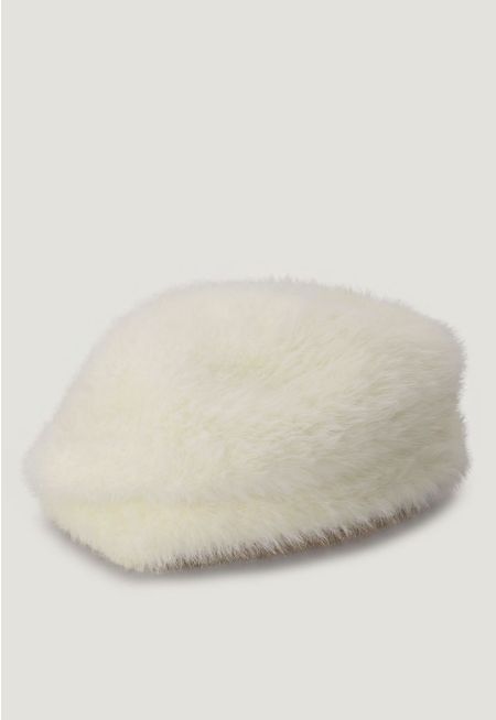 Fur Beret Hat