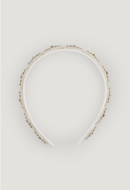 Sparkling Crystal Accents Headband