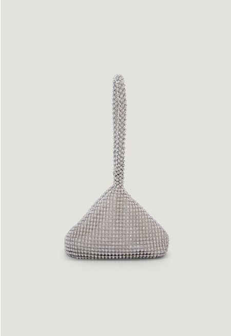 Rhinestones Embellished Clutch