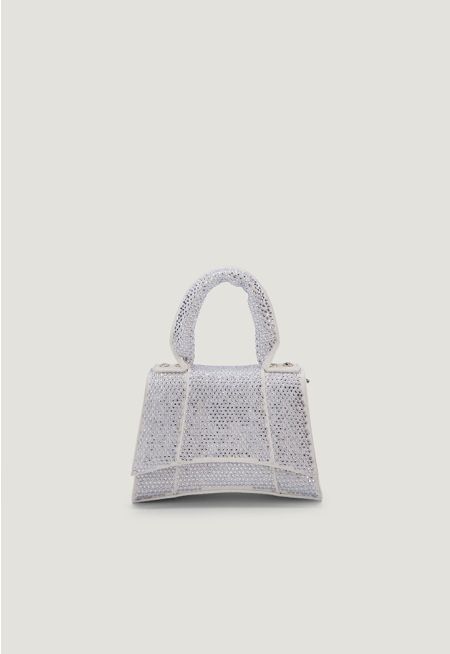 Mini Crystal Embellished Hand bag