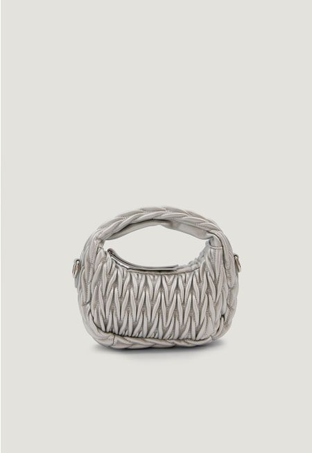 Mini Textured Shoulder Bag