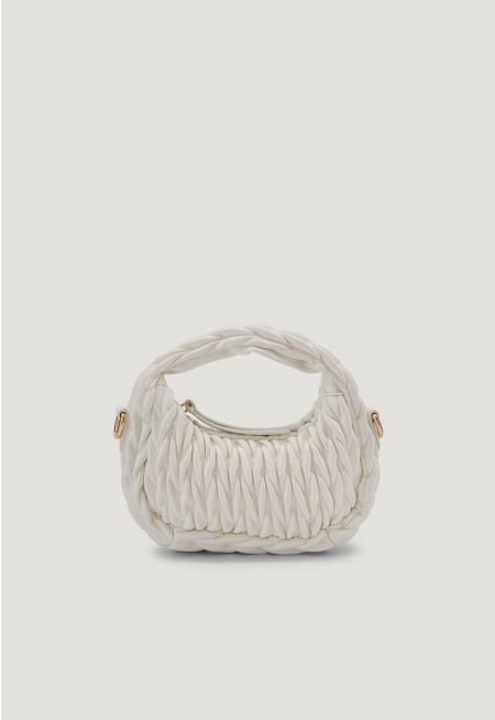 Mini Textured Shoulder Bag
