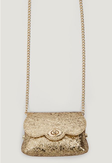 Sequined Mini Crossbody Bag