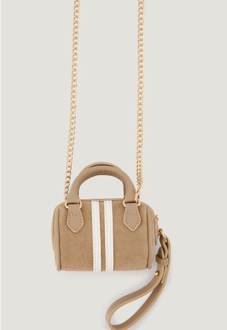 Mini Suede Hand Bag