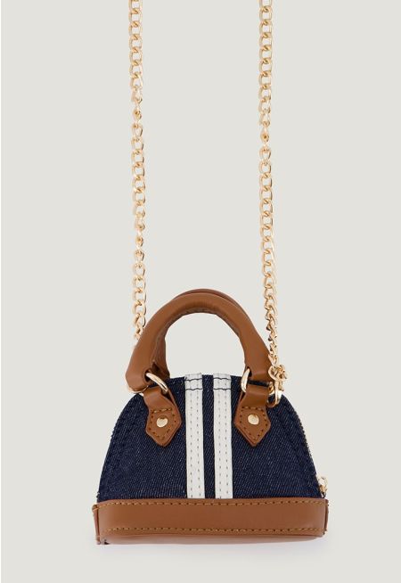 Mini Denim Hand Bag