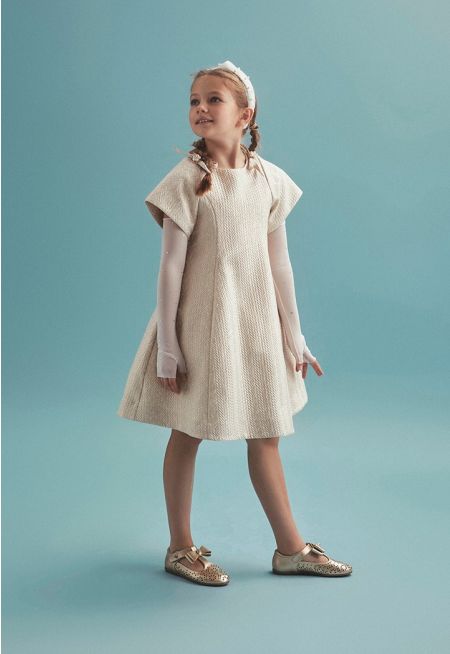 Lurex Detailed Texture Dress