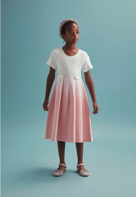 Gradient Color Embellished Dress