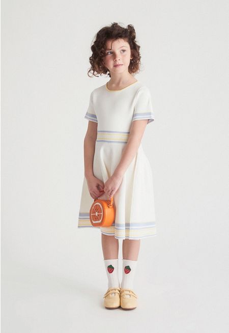 Knitted Flared Hem Dress