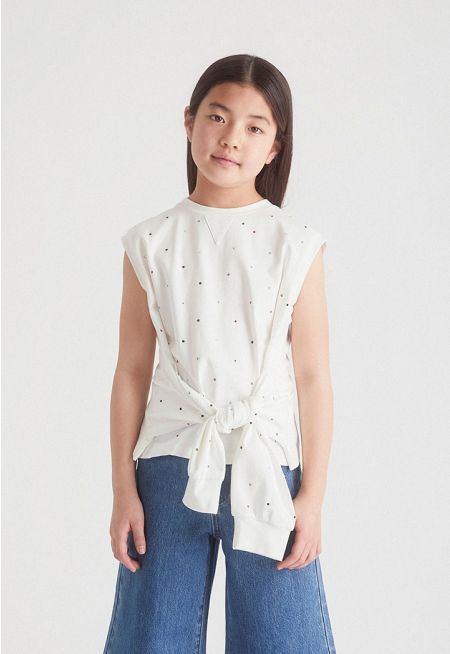 Crystal Embellished Top