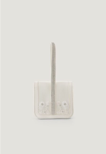 Crystal Strap Mini Handbag