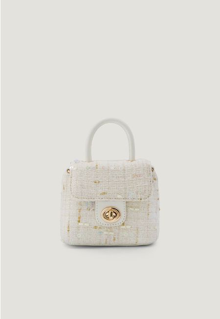 Mini Tweed Lurex Handbag