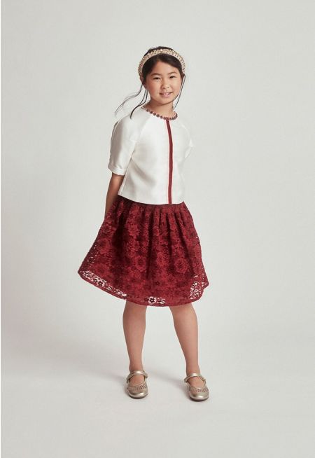 Blouse and Skirt Set (2PCS)