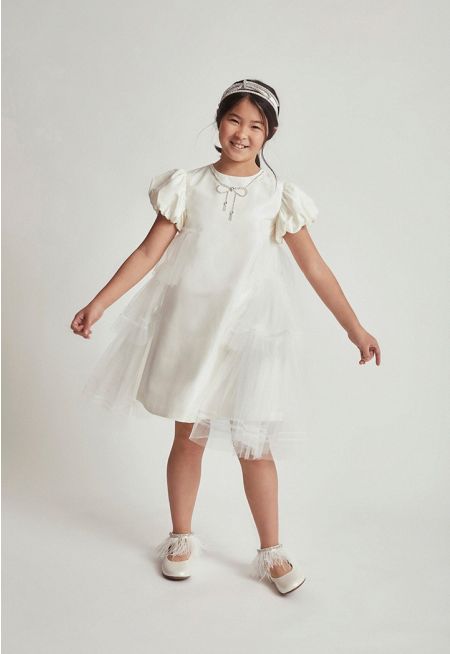 Organza Embellished Dress